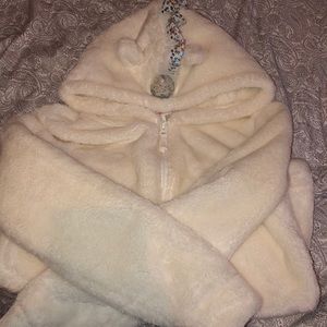 Girl’s unicorn unicorn zip up hoodie